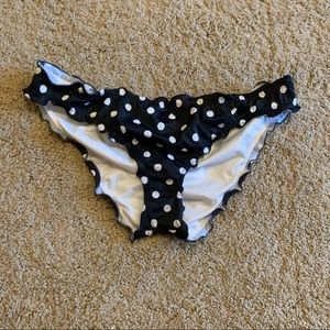 Polka Dot Victoria Secret Ruffle Bottoms - size M